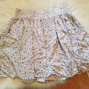 Brandy Melville floral mini skirt